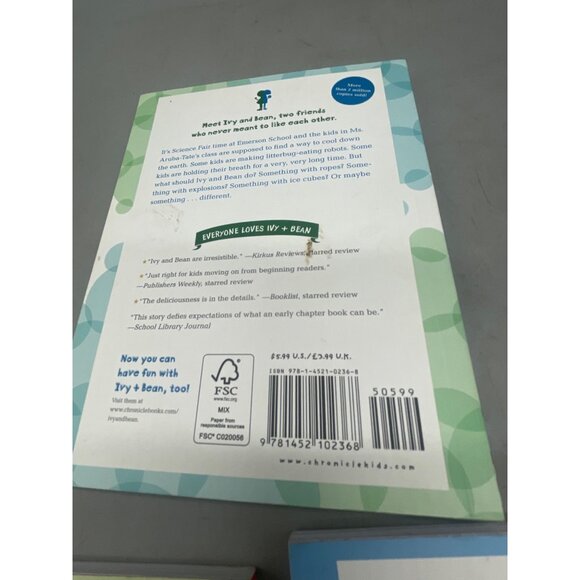 Ivy + Bean paperback books lot of 3 English 2010-2012 by Barrows + Blackall READ - Picture 3 of 6